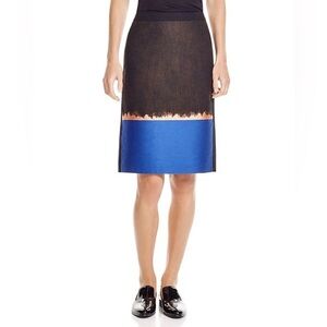 NWT BOSS by Hugo Boss Veloni Colorblock Pencil Skirt $375 – Size 0
